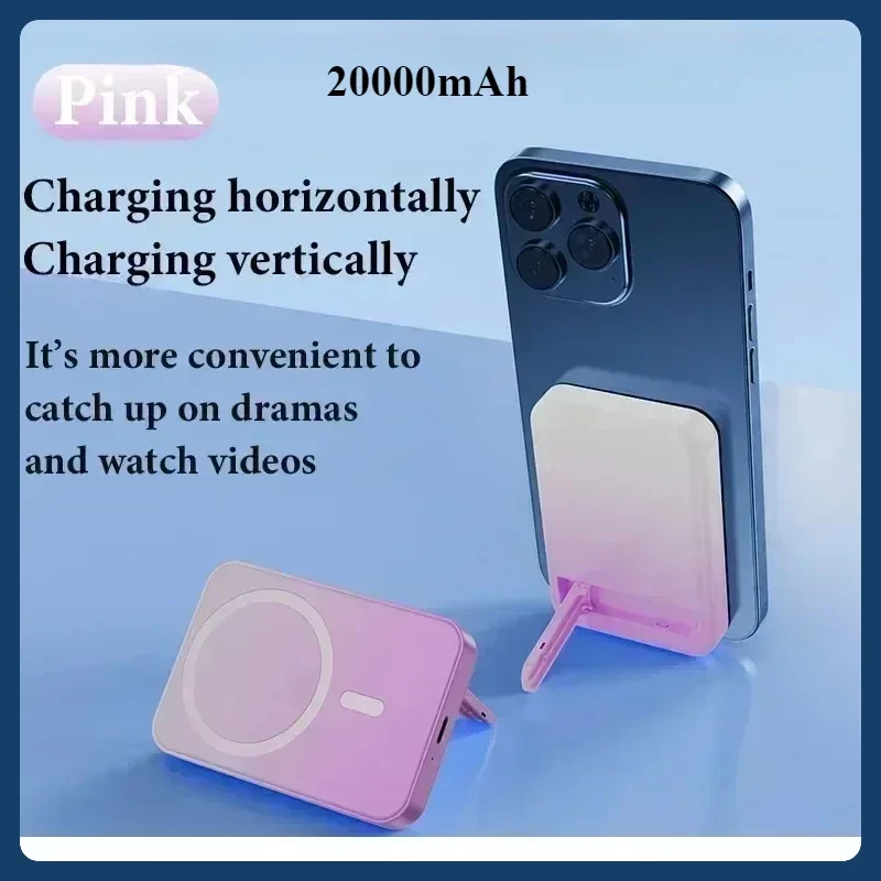 Power Bank для IPhone 12 13 14 15 магнитный Magsafe портативное беспроводное зарядное устройство