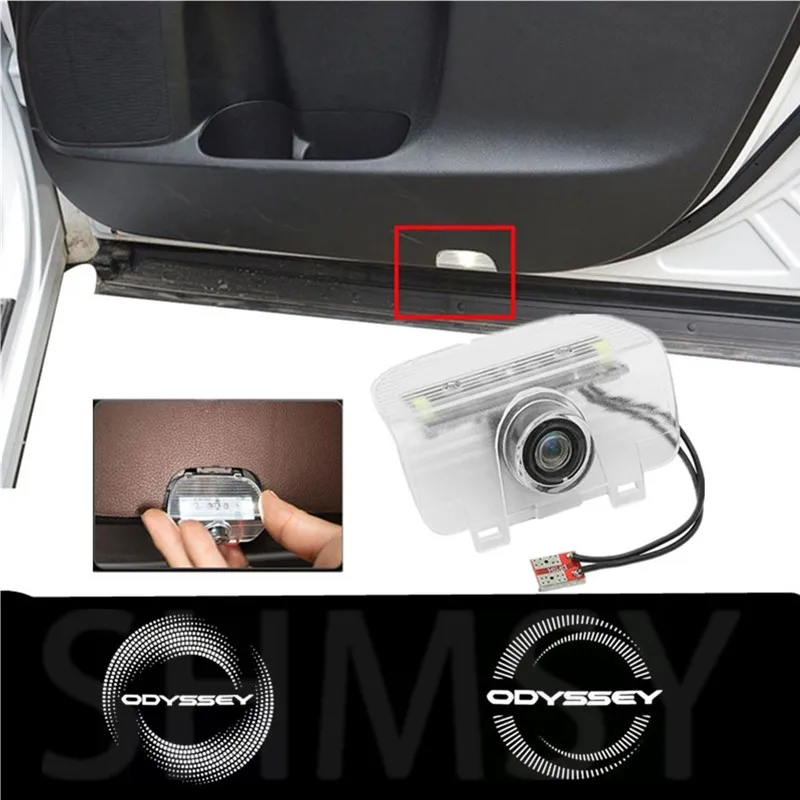 2 шт. автомобильный проектор для дверей лампа Honda Odyssey RB1 RB2 RB3 RB4 2004-2018 ( 2007 не