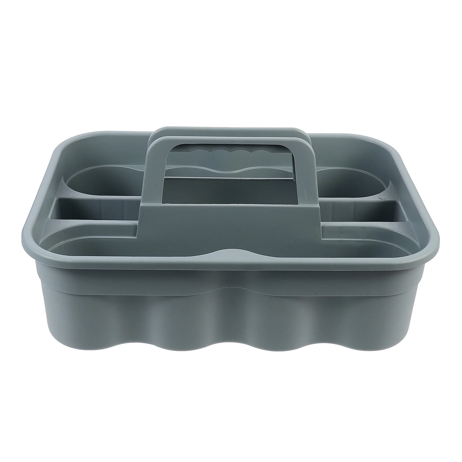 

Cleaning Tool Caddy Plastic Basket Organizer Box Handle Storage Bucket Supplies Carry Carrier Tote Case Tray Divided Products