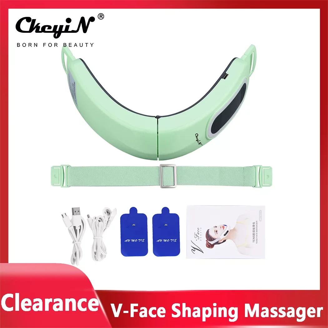 

NEW2023 V-Face Shaping Massager Vibration Face Lifting Belt Double Chin Reducer Firming V-Line Cheek Lift Up Tools 50