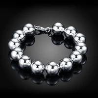 14m buddha ball bracelet for women 925 stamped silver color luxury quality trendy woman jewelry 2022 wholesale accessories gifts