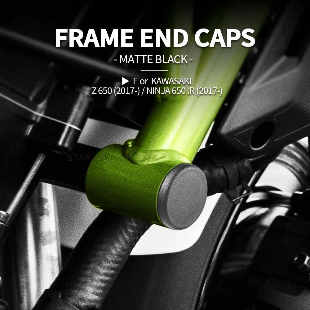 Рамка для мотоцикла, колпачки, рамка, крышка для отверстия, колпачки, декоративные колпачки для Kawasaki Z 650 Z650 Ninja 650 Ninja650 2017-