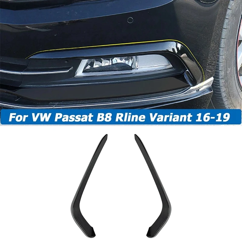 

1 пара передних противотуманных планшетов для бровей VW Passat B8 2016-2019, ветровой нож