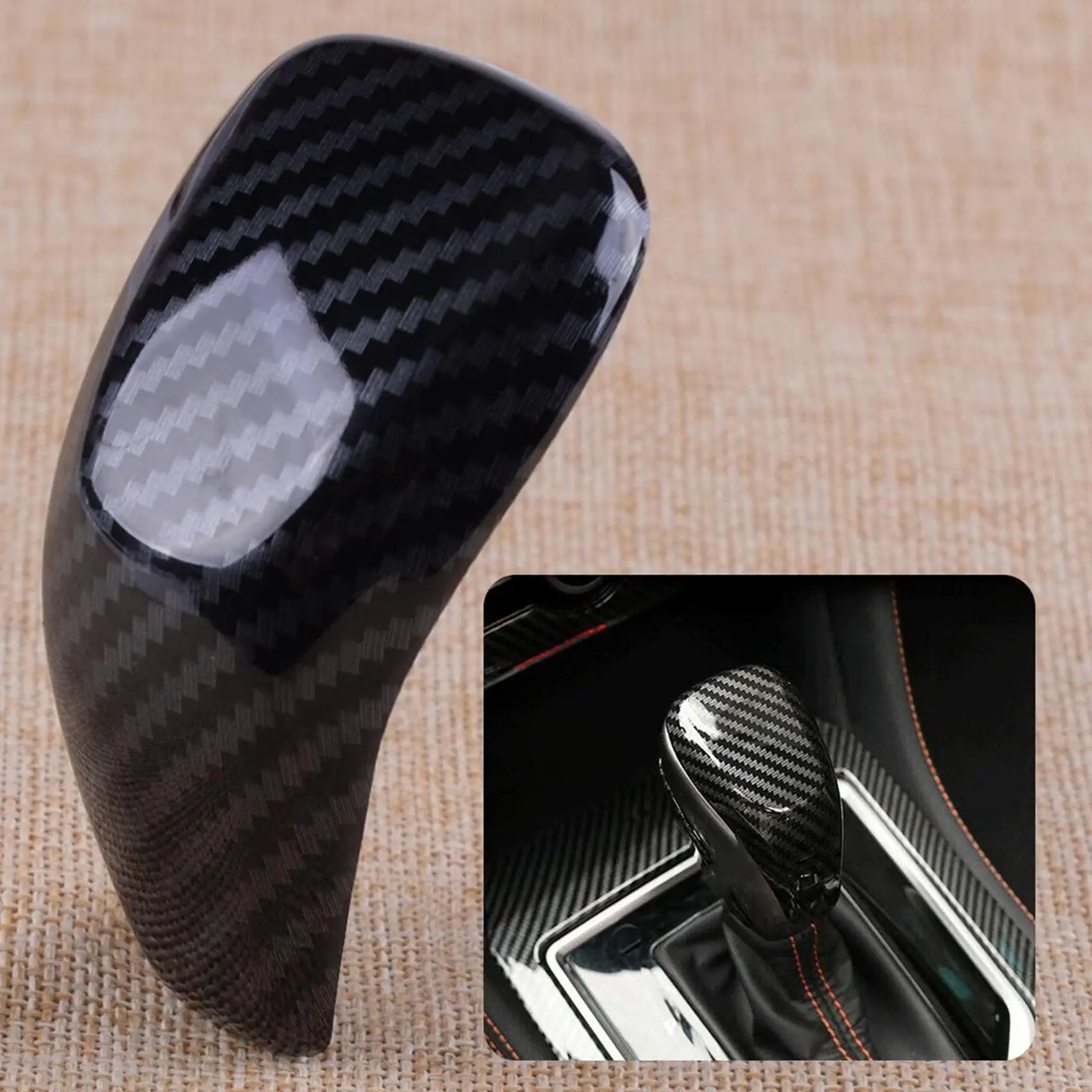 Автомобильная крышка рычага переключения передач из углеродного волокна ABS для