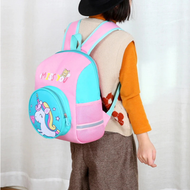 New Girls Princess Unicorn Student Backpacks Boys Dinosaur School Bags In Kindergarten Children Animal Sac Licorne for Teenagers