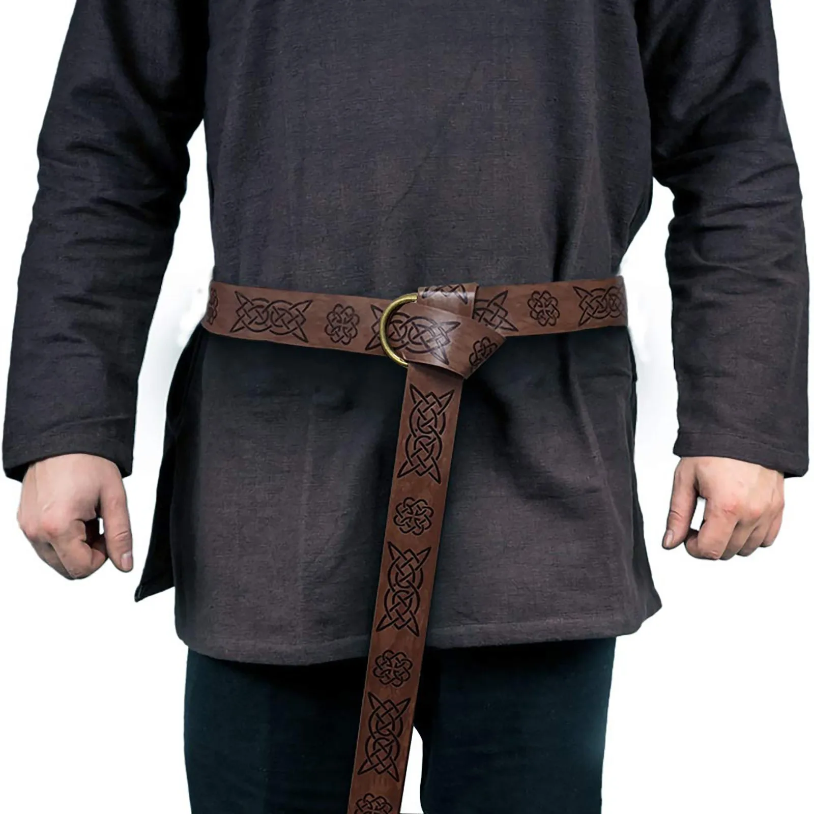 

Halloween Suit Medieval Belt Medieval Faux Leather Bag With Drawstring Vintage Belt Bag Medieval Clothing Belt Thin Clasp Belt