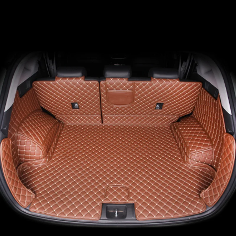 Кожаный коврик для багажника автомобиля hyundai tucson 2019 2020 suv аксессуары внутренний