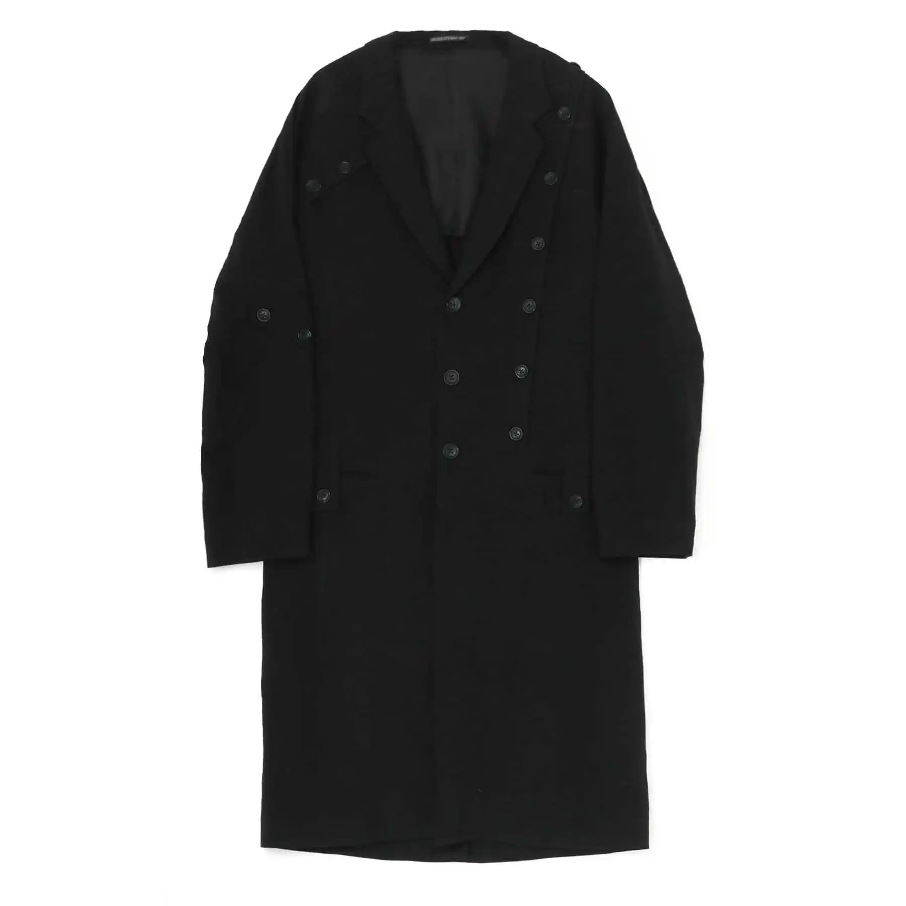 YOJI OOAK дизайн сенс пуговицы асимметричное украшение костюм воротник куртка