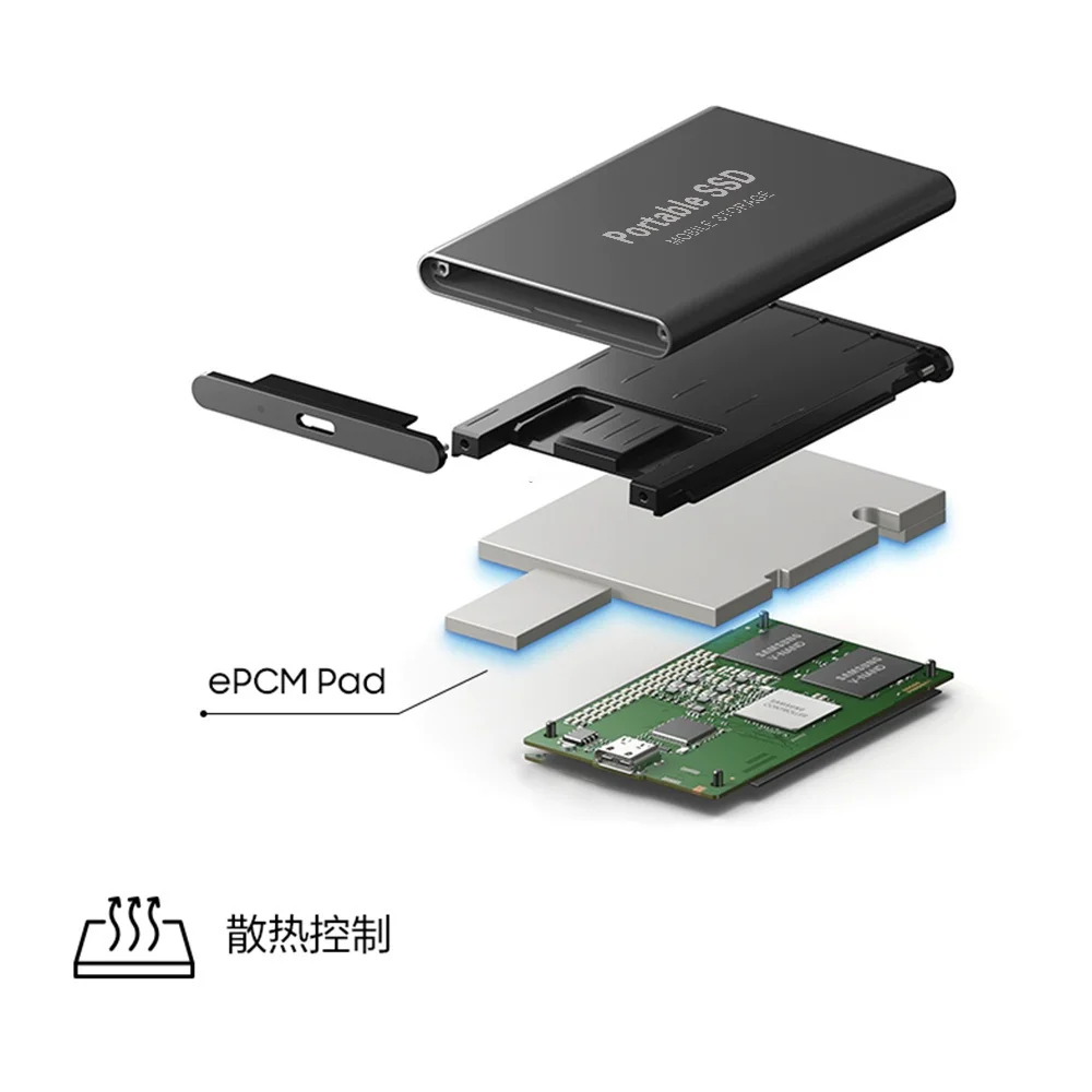 Портативный высокоскоростной твердотельный накопитель Xiaomi 4 ТБ 8 16 SSD мобильные