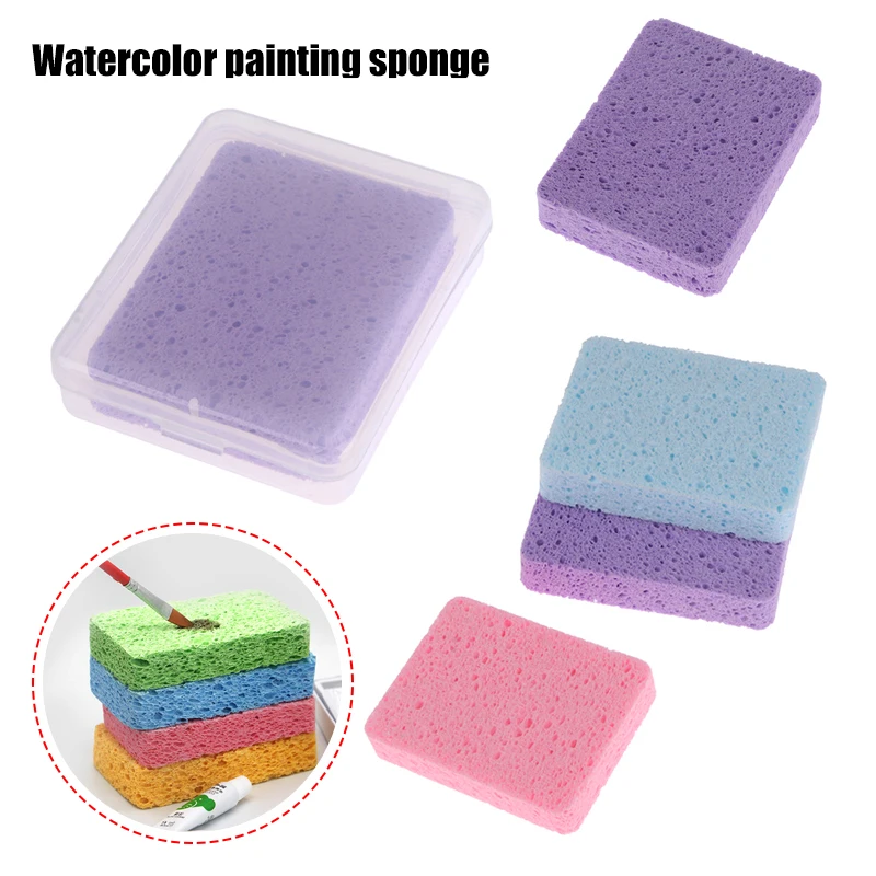 

1Pc Watercolor Painting Sponge Moisturizing Special Water Chalk Sponge Cleaning Tool For Art Supplies Accessories