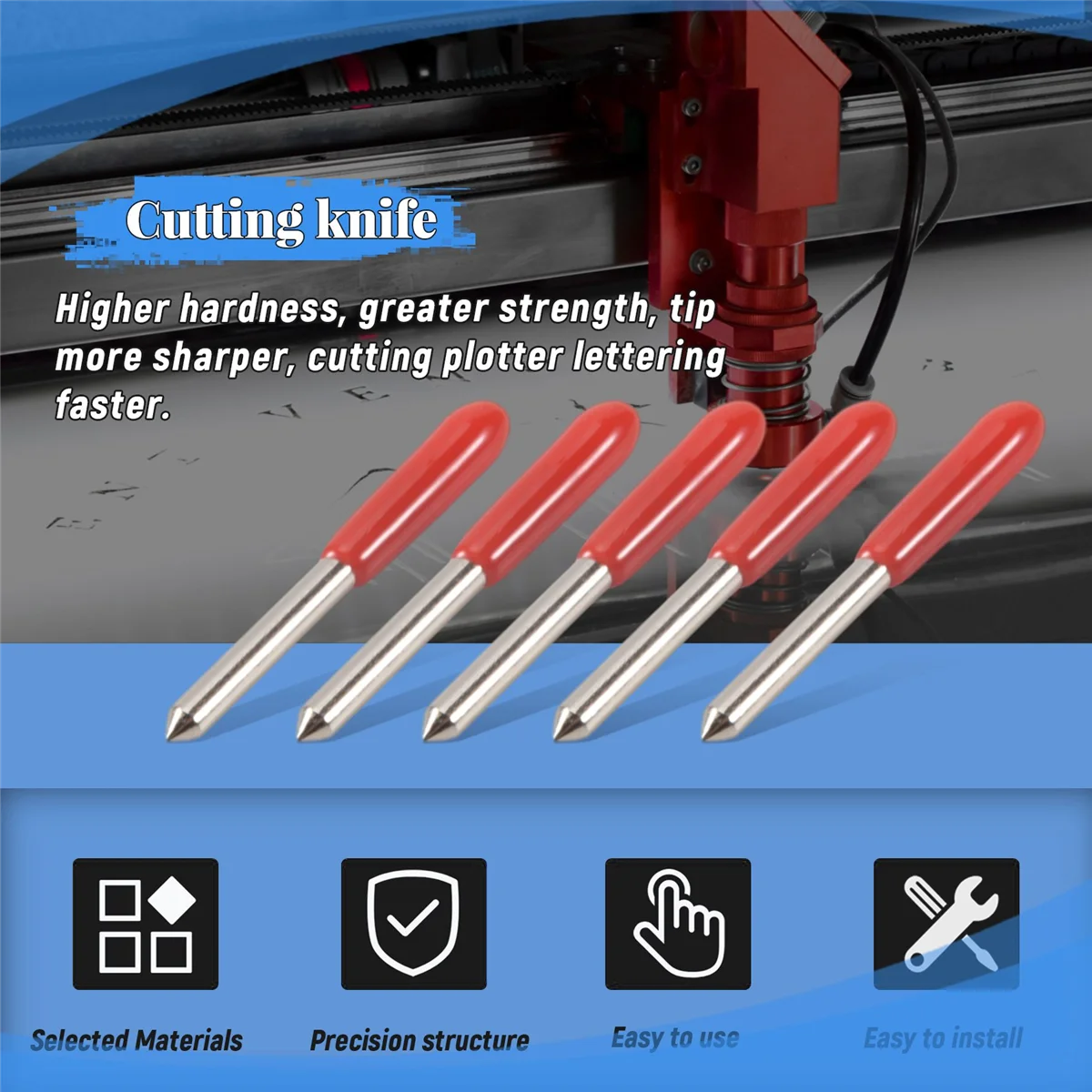 15 шт. 30 градусов 45 60 режущее вольфрамовое лезвие для Roland GCG Jinka режущий плоттер