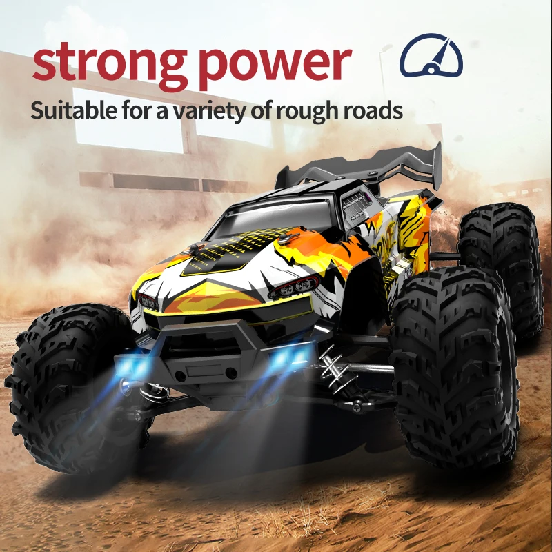 

1:16 70KM/H Or 50KM/H 4WD RC Car With LED Remote Control Cars High Speed Drift Monster Truck for Kids vs Wltoys 144001 Toys