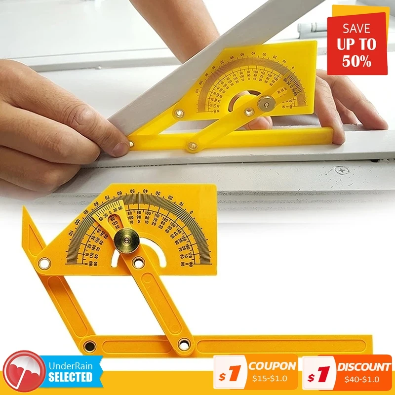 

Точный транспортир от 0 до 180 градусов и угломер инструменты для деревообработки