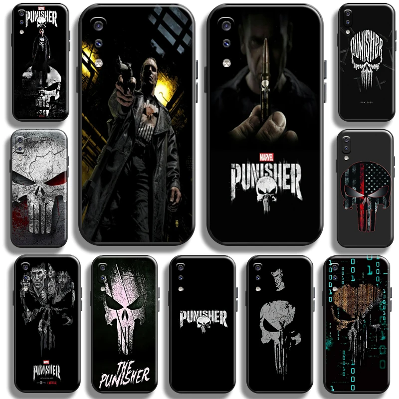 

Marvel Punisher frank Castle for Samsung Galaxy A20 A20S Phone Case Cases Black Shell full Protection Soft Carcasa Shockproof