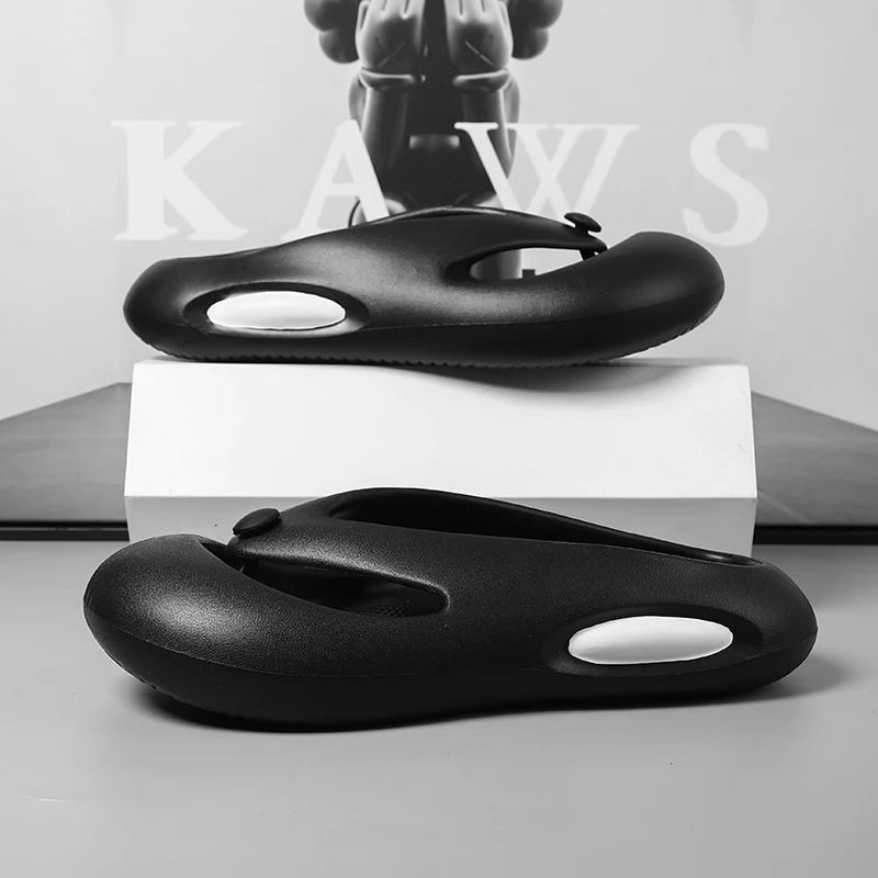 Сандалии на плоской подошве с закрытым носком Нескользящие мягкая подошва