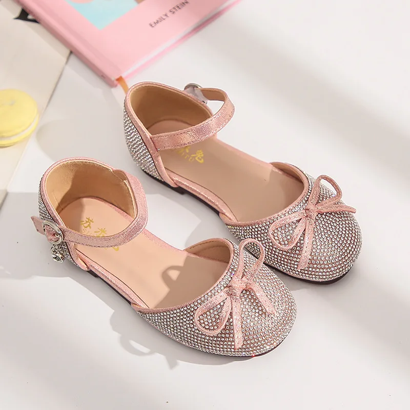 Girls' Diamond Sandals Summer 2020 Cute Princess Shoes Children's Women Breathable Non Slip  Girls Sandals  Girl Shoes