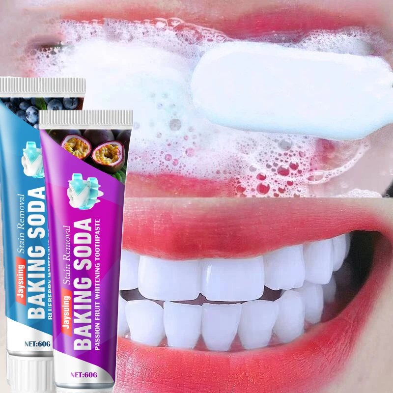 Teeth Whitening Toothpaste Oral Hygiene Clean Effectively Remove Plaque Stains Yellow Teeth Fresh Breath Bleach Dental Care Tool