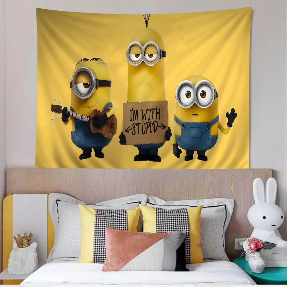 M-Миньоны D-Гадкий-MeS подвесной богемный гобелен индийский Будда настенное