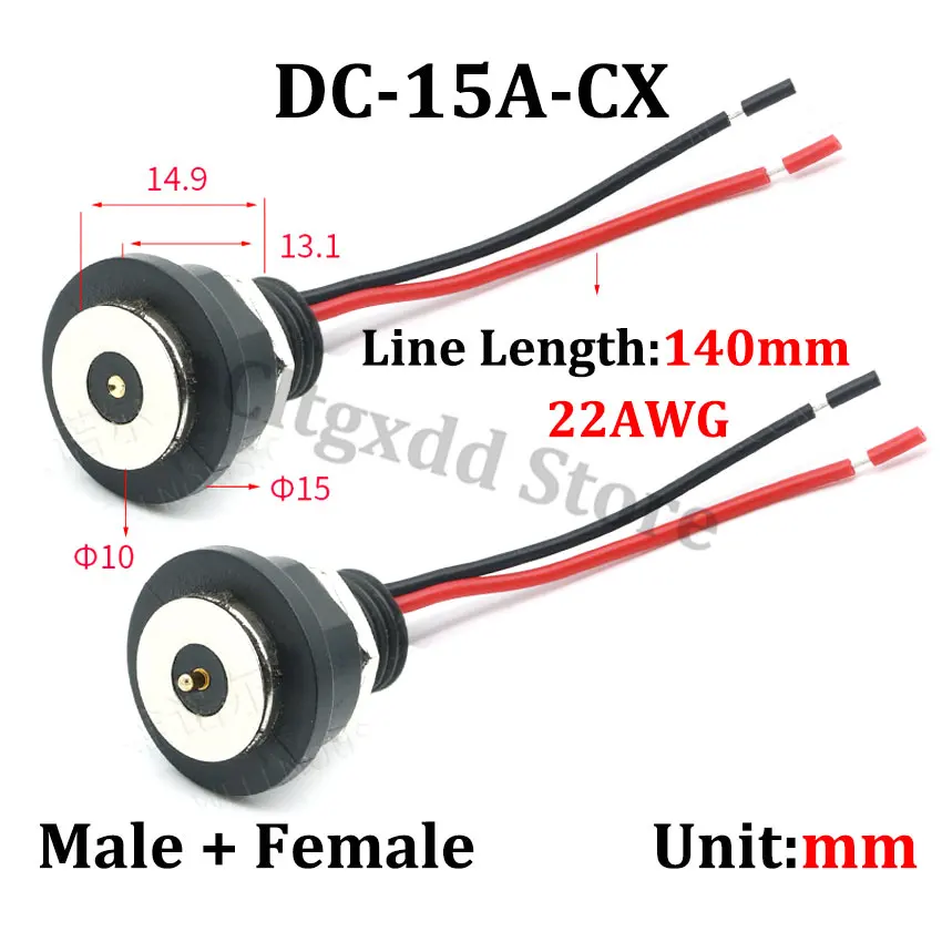 

Магнитные разъемы Cltgxdd DC-10A/11A/12A/15A-CX 8мм 10мм