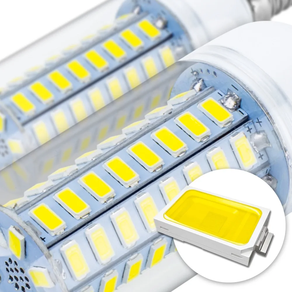 Фото GU10 Кукурузная лампа Светодиодная лампа E14 Lamparas светодиодная 220 В SMD 5730 Bombillas LED E27 Энергосберегающая люстра Свеча Лампа 240 В Настенный светильник №4