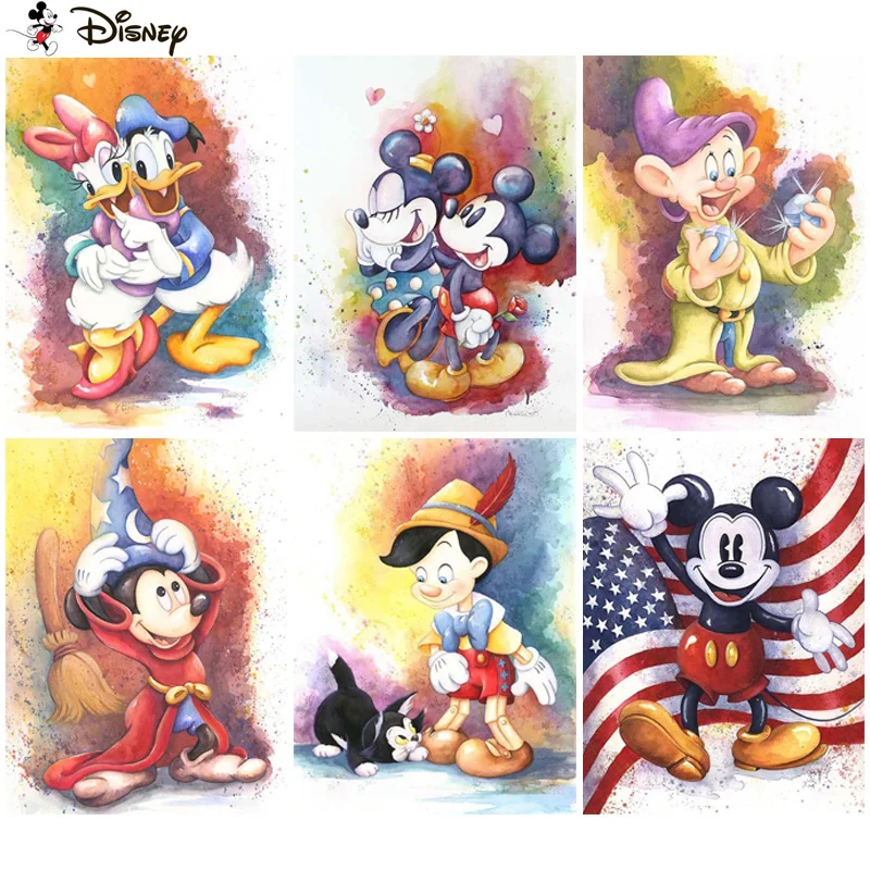 

Алмазная вышивка Disney, Набор для вышивки крестиком «Микки Маус», 5D Вышивка