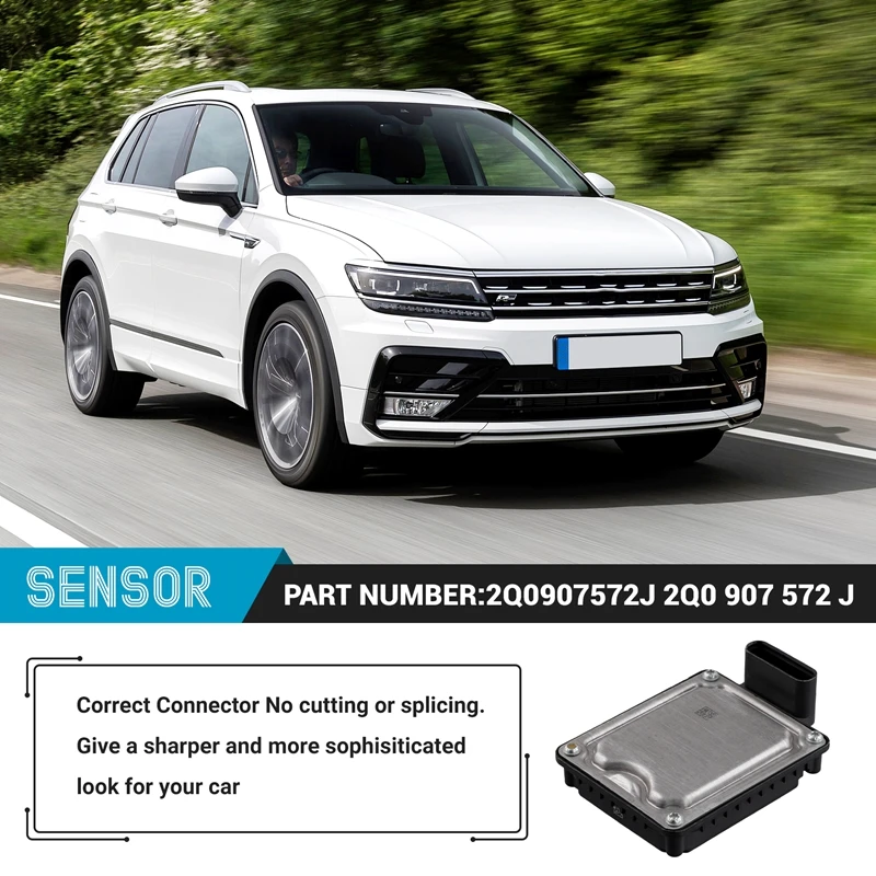 Адаптивный блок управления круиз-радаром ACC 2Q0907572J для VW Tiguan MK2 Q2 Skoda Kodiaq Ateca