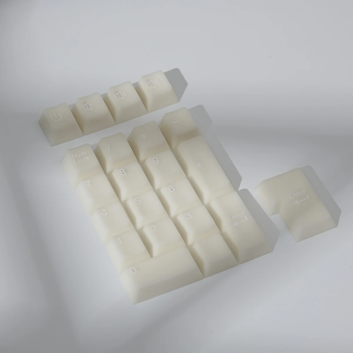 Белая мраморная подкладка дополнительная клавиша с цифровой областью