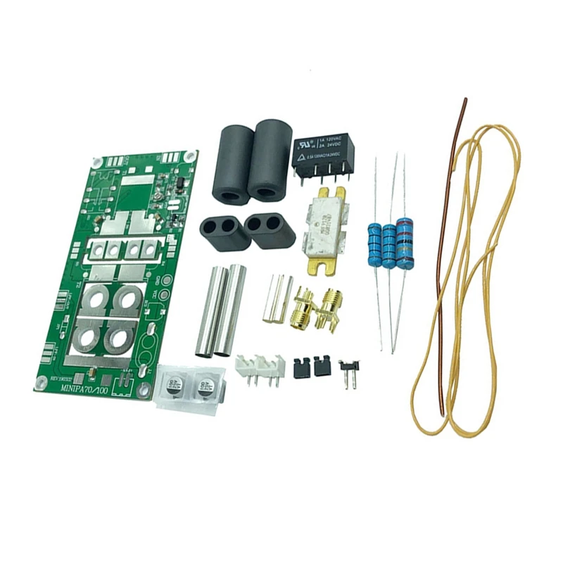 

DIY KITS 100W SSB Linear HF Power Amplifier For YAESU FT-817 KX3 Heastink Cw AM FM