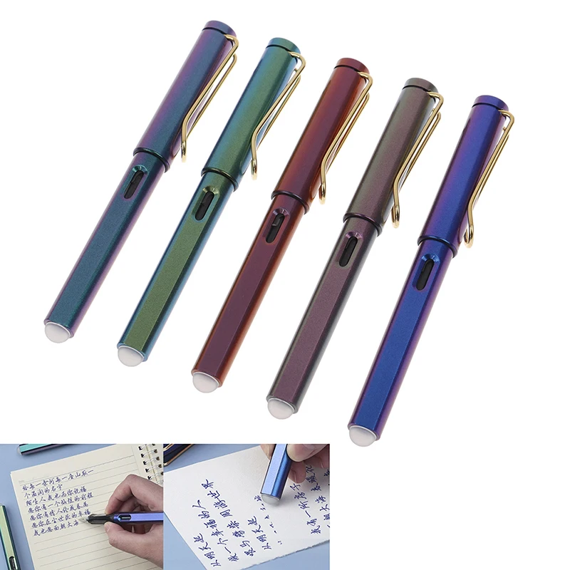 

1pc Erasable Fountain Pen Kawaii Stationery 0.5mm Writing School Pens Business Office Fountain Pen School Supplies
