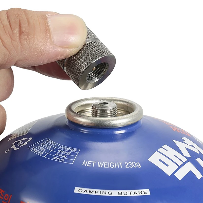 Внешний адаптер для заправки природного газа кемпинга картридж с газовой