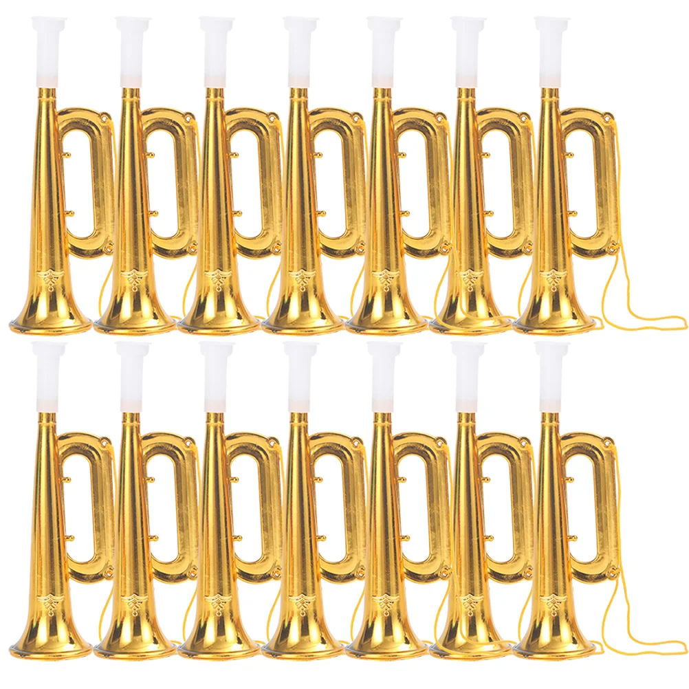 

20pcs Realistic Trumpet Toys Exquisite Trumpet Toys Kids Small Trumpet Party Playthings