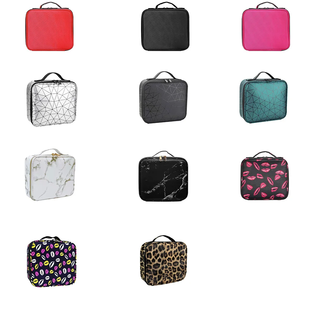 

Органайзер для косметики, водонепроницаемый и легко моющийся органайзер для макияжа, косметичка, фотокосметичка, красный, красный