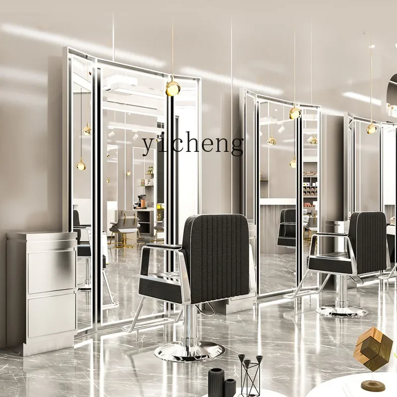 Зеркальный стол для парикмахерской HSN зеркальный одностороннее зеркало пол с