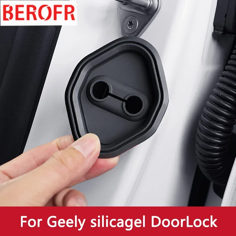 4 шт. силиконовый защитный чехол для дверного замка автомобиля Geely BINRAY Vision SUV X3 X6 EX3