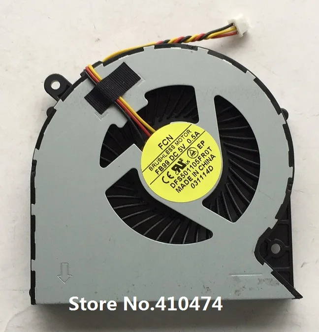

New Laptop Cooler Fan for Toshiba C850 C855 C870 C875 L850 L850D L870 L870D CPU Cooling Fan DFS501105FR0T MF60090V1-C450-G99