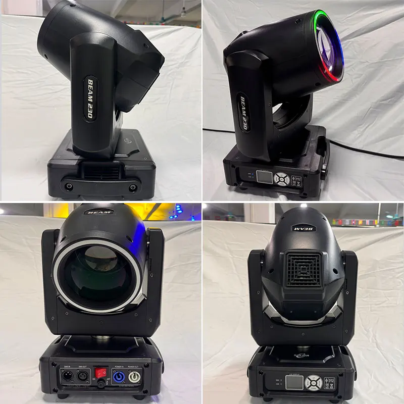 0-TAX CE/ROHS Sailwin Professional 230W 7R MINI230 Stage DMX512 Lyre Sharpy Beam Light Moving Head Wash Gobo Spot Lights