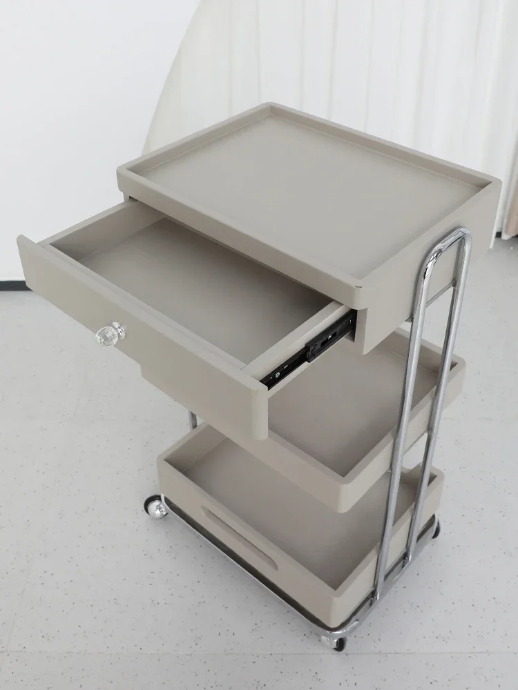 Многофункциональная тележка для салона красоты парикмахерской с колесами и