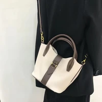 dn fashion top handle bag bucket handbag for women soft crossbody shoulder bag 2022 new simplicity womens purse composite pouch
