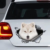 arctic wolf decal arctic wolf magnet arctic wolf sticker wolf decal