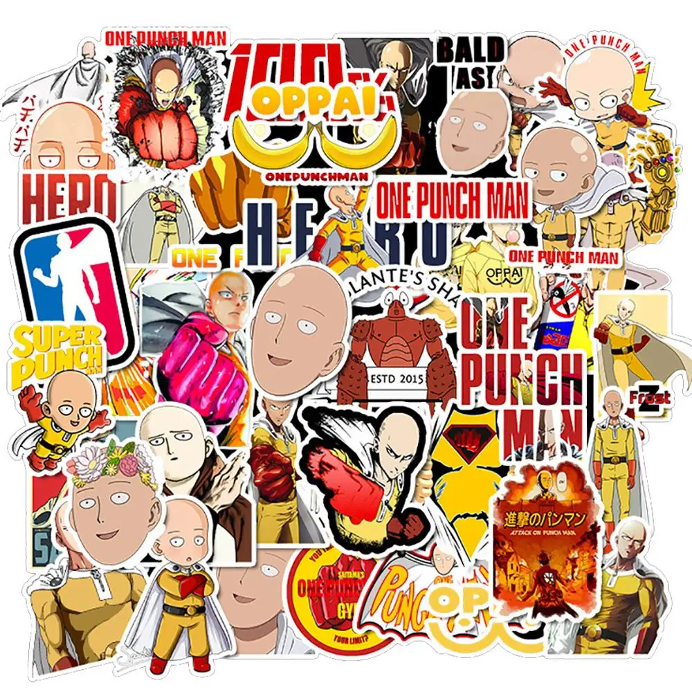 

Стикеры в японском стиле аниме ONE PUNCH-MAN, 10/30/49 шт.