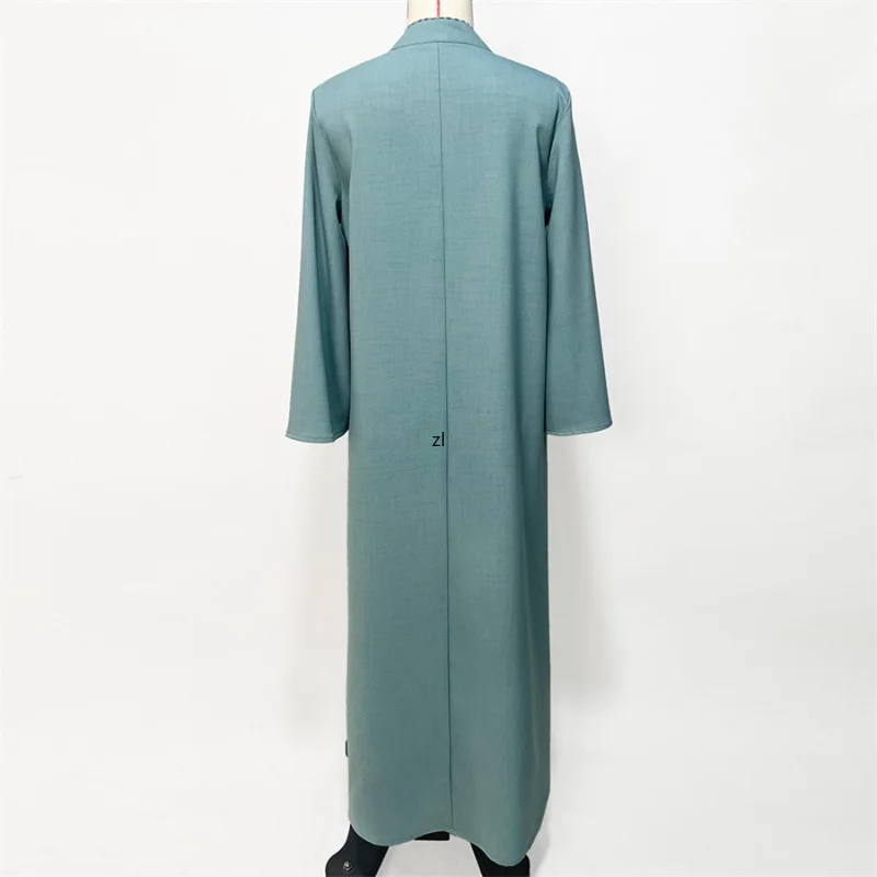 Handstitched Rhinestone Beaded Arabic Robe Vintage Ethnic Moroccan Kaftan Dubai Abaya Dress Ramadan Eid-al-Adha 2023 Party Wears