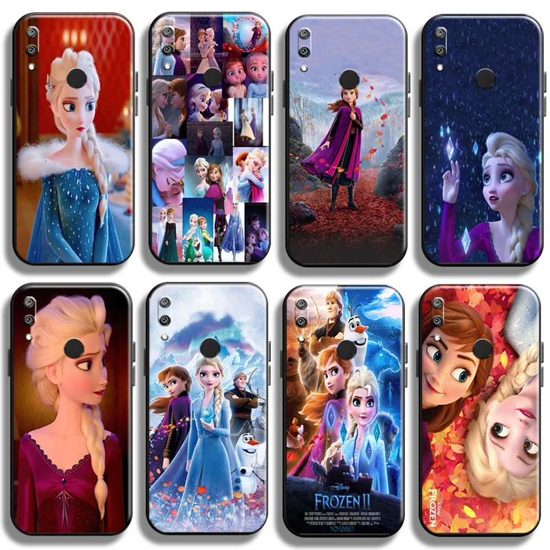 

Disney Frozen Pretty Elsa Anna For Huawei Y7 Y6 2019 Y6P Y7P 2020 Y7S Phone Case Shell TPU Liquid Silicon Funda Full Protection