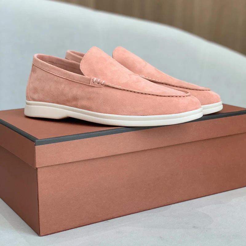 Women Spring 2022 New Flat Designer Casual Shoes Ladies Round Toe Suede Loafers Summer Fashion Walking Brand Runway Comfort Shoe