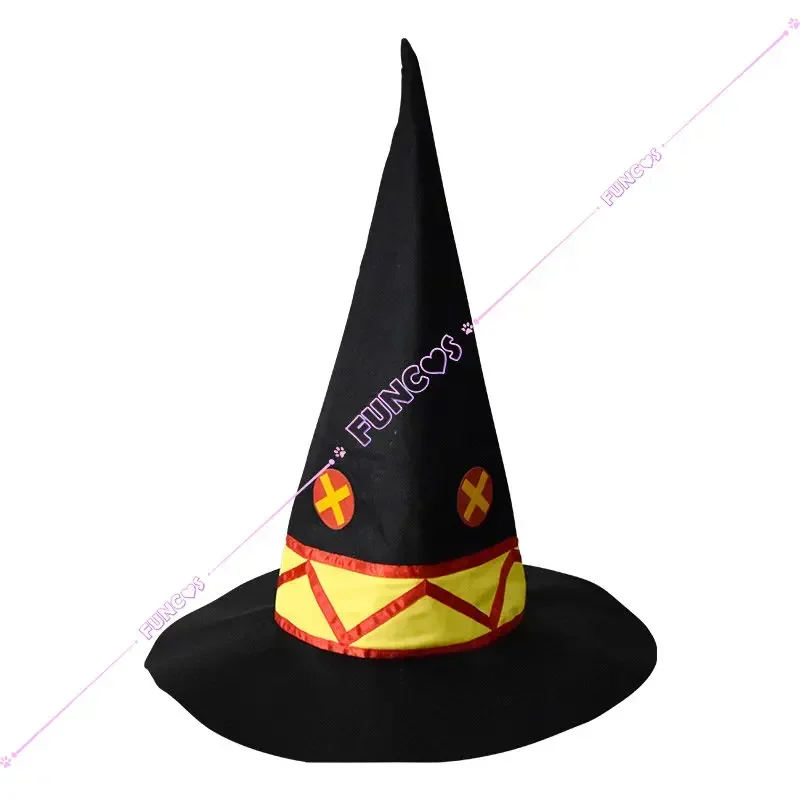 Костюм для косплея Megumin konsubarashii Sekai ni shukufuku wo парик капитана witch головной убор
