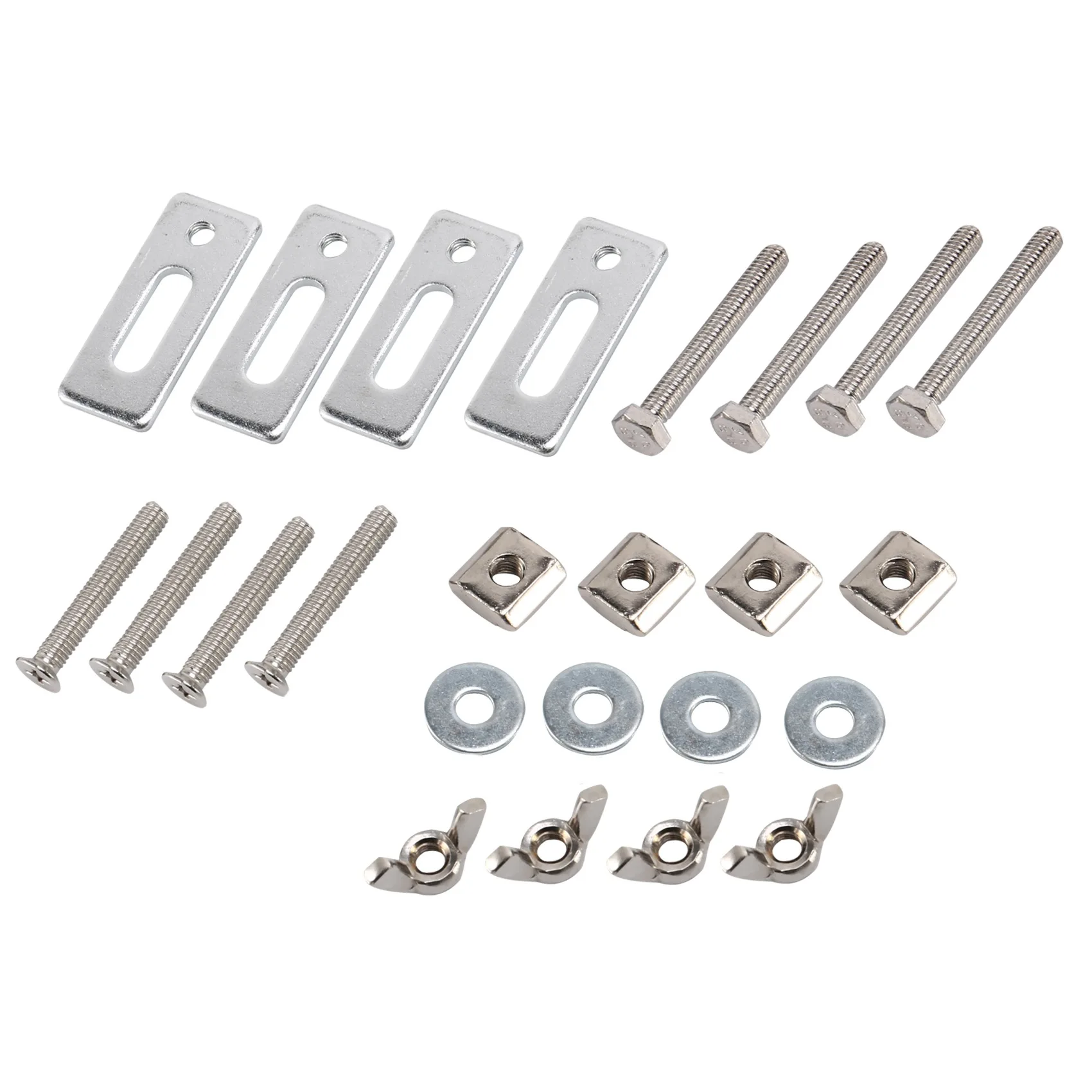 4 Pack T-Track Clamp Mini T Track Hold Down Clamps Kit Compatible with 3018-PRO 3018-PROVer 1810-PRO CNC Router Machine