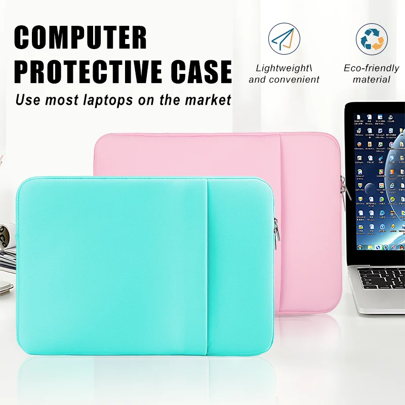 

Notebook Laptop Bag For Macbook Pro Air 11 12.5 13 14 15 15.6 Inch Waterproof Notebook Protective Cover for Xiaomi Huawei Dell