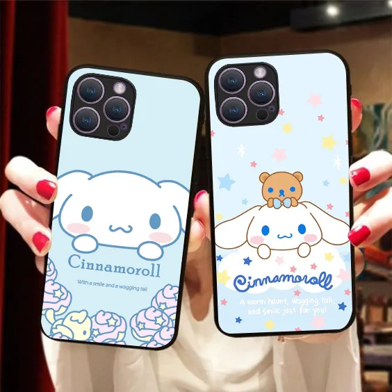 Черный чехол B-58 Cinnamoroll для Samsung Note 9 M12 J6 M02 S25 J2 J4 M22 J5 Core J8 J7 M11 Prime Plus