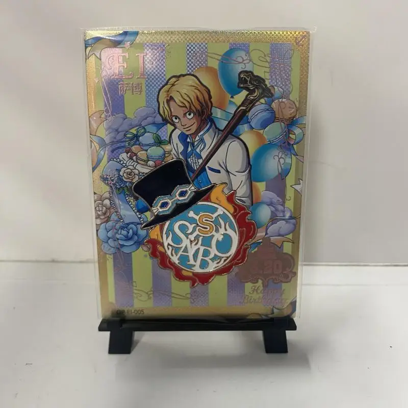 Фото Kabago ONE PIECE SSP EI card Monkey D. Luffy BROOK Roronoa Zoro Sabo Perona Nefertari D. Коллекция игрушек для мальчиков Vivi, подарки на день рождения №2