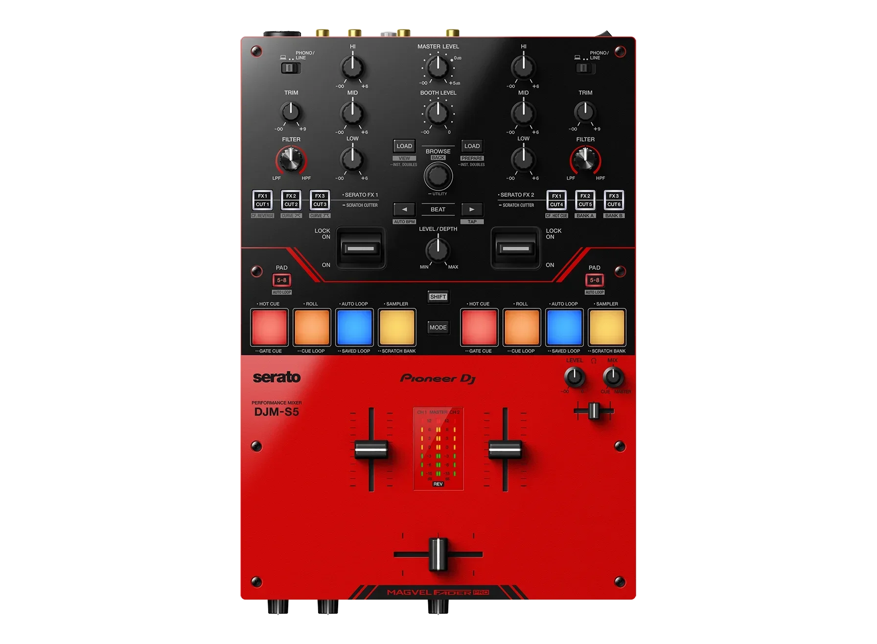 ОРИГИНАЛЬНЫЙ 2-канальный микшер Pioneer DJ DJM-S5 для Serato