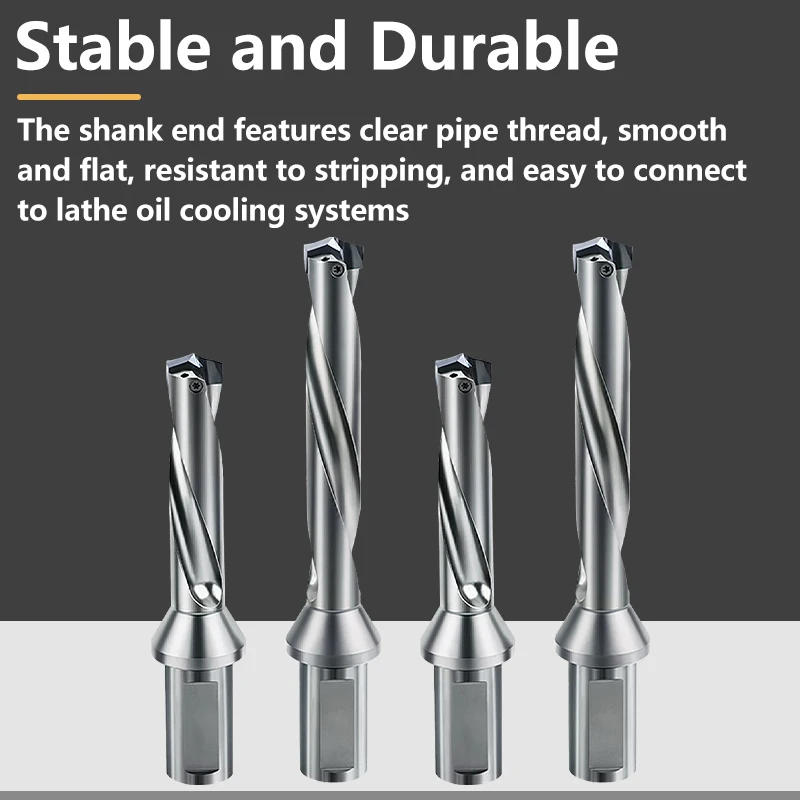 Фото Сверло GULING 3D/4D/5D CSJ Crown Drill с фронтальным зажимом, внутренним охлаждением, твердосплавное, стандартный диаметр 0.1, 8.0-15.9 мм, сменное №4